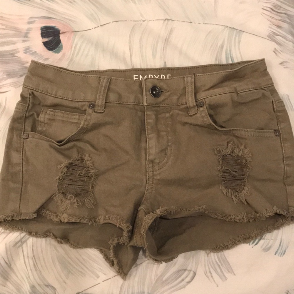 Army Green Shorts